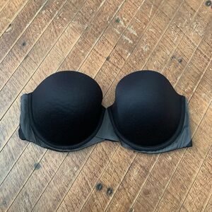 Soma black Enbliss stay put strapless semi formal 32D bra